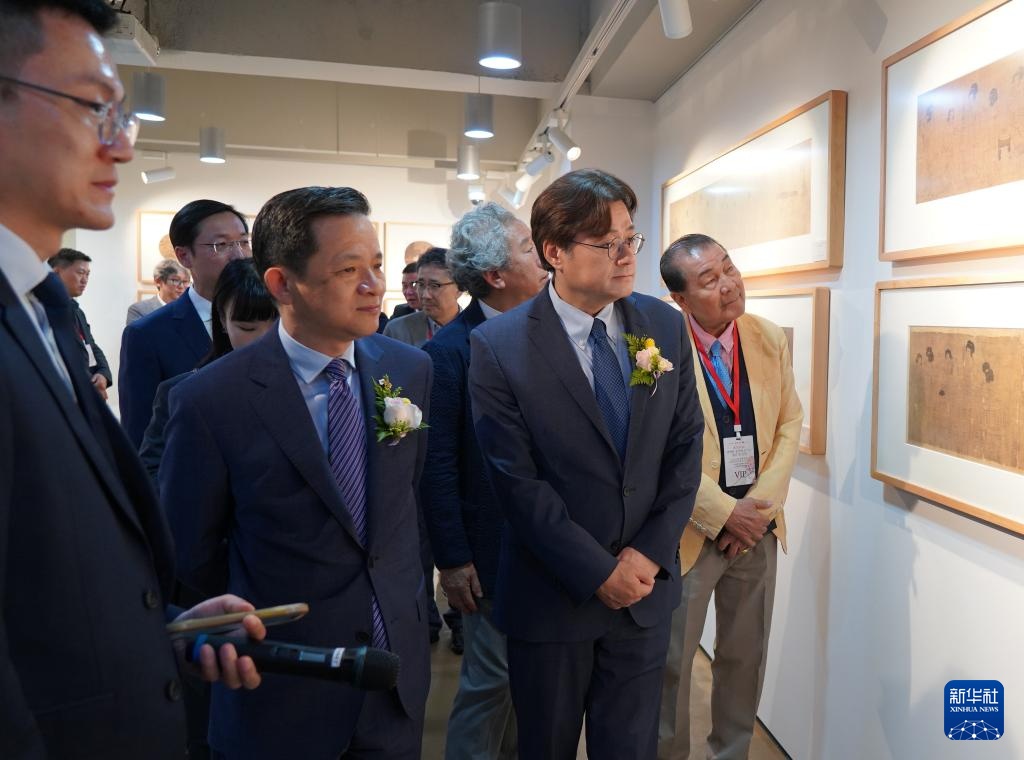 一系列伟大的中国绘画的歌曲绘画展览，该绘画