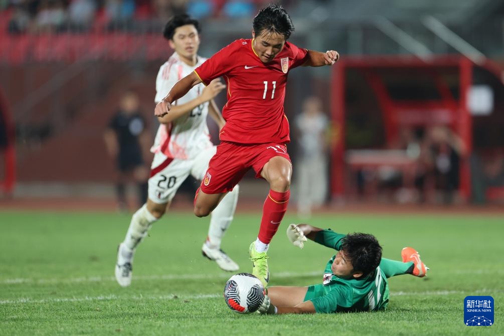足球——沈阳世界锦标赛：我国U16队平日本U16队