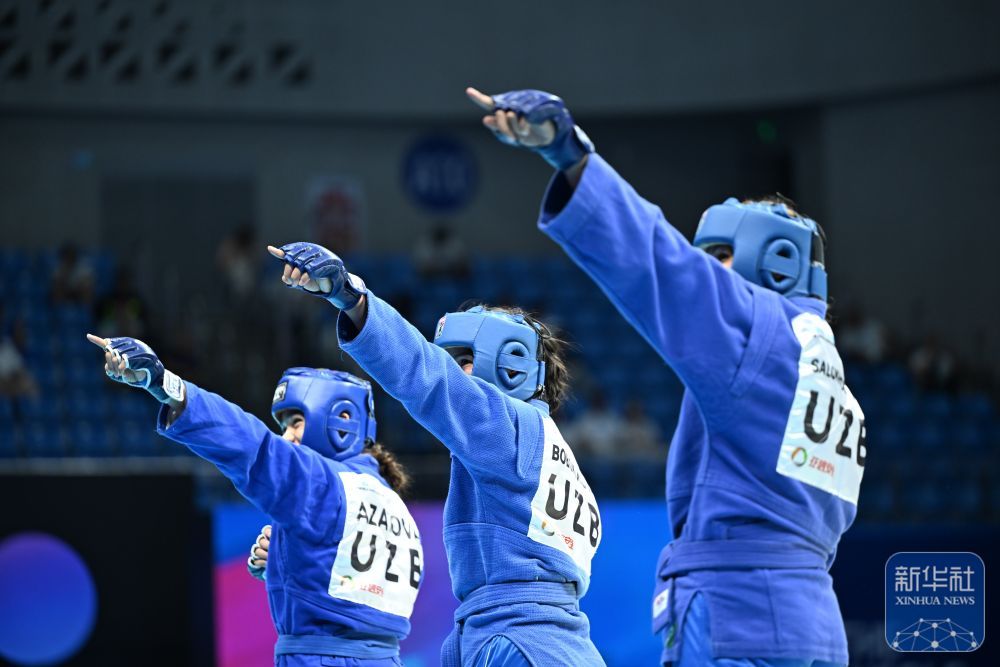 成都世界游戏|乌兹别克斯坦队赢得了Sambo女子战
