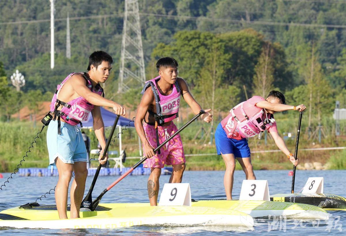 Zhulangfegqi湖！省Hubei Paddle Board Open（Jiangxia Stati