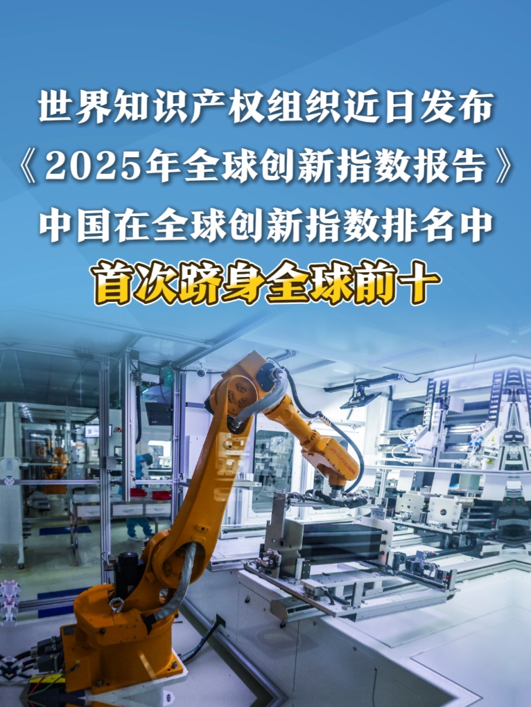 数字记录|归类于世界前十名！中国的创新正在加