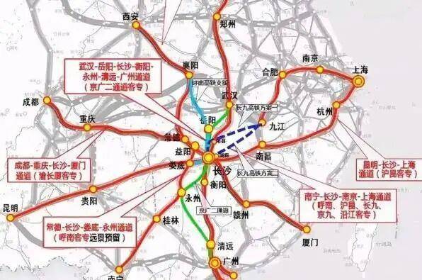 它与Jingzhou的500万人有关！这条高速铁路已经取得