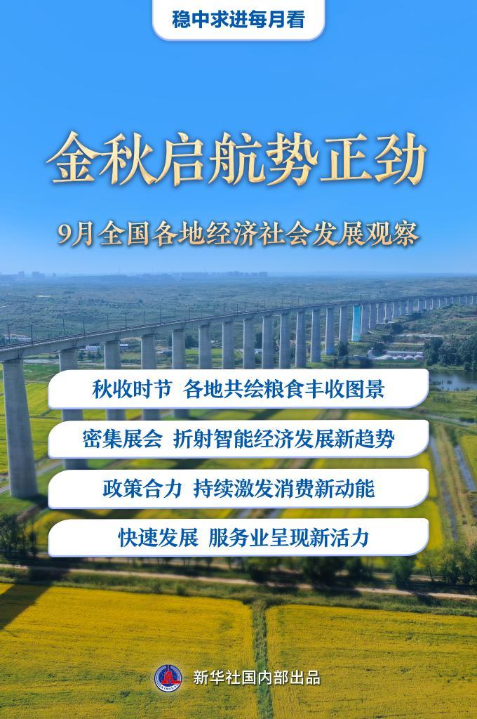 每月寻找发展丨黄金秋季在9月份在全国范围内提