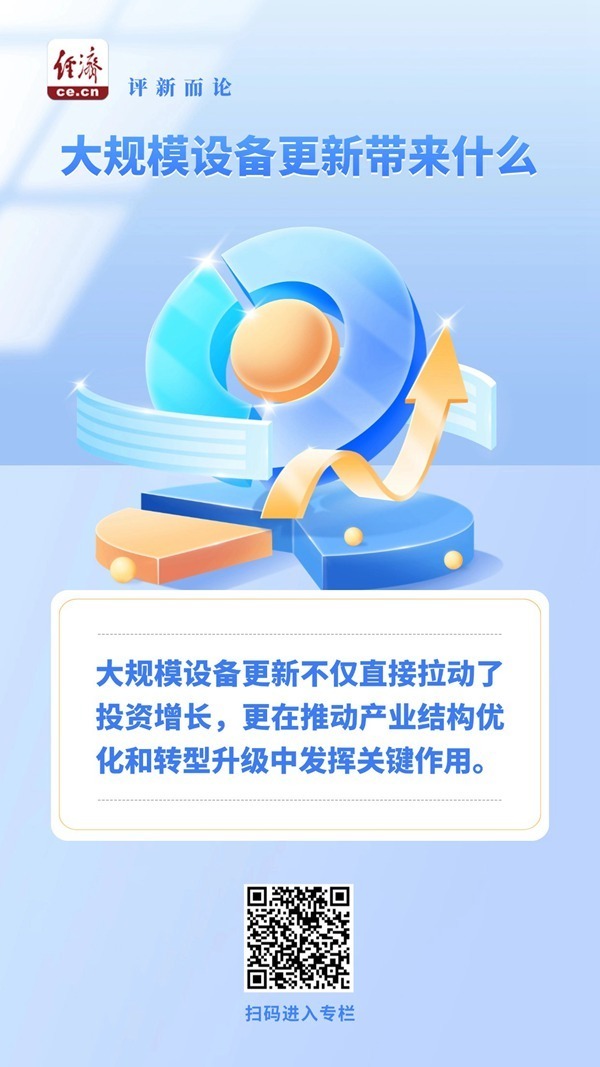 使用设备更新作为支点继续发布国内需求潜力