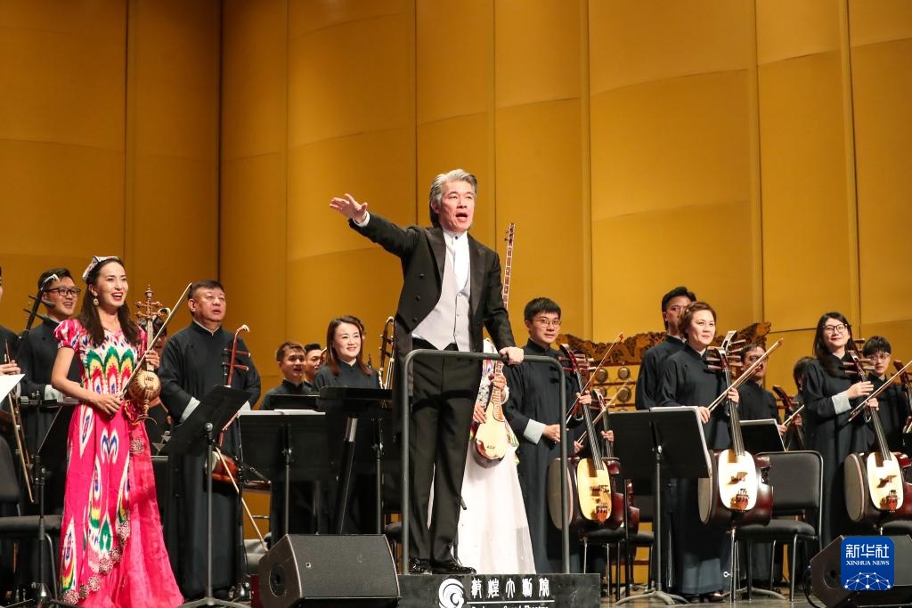 “ Dunhuang Silk Road音乐会”演奏了Dunhuang文化博览