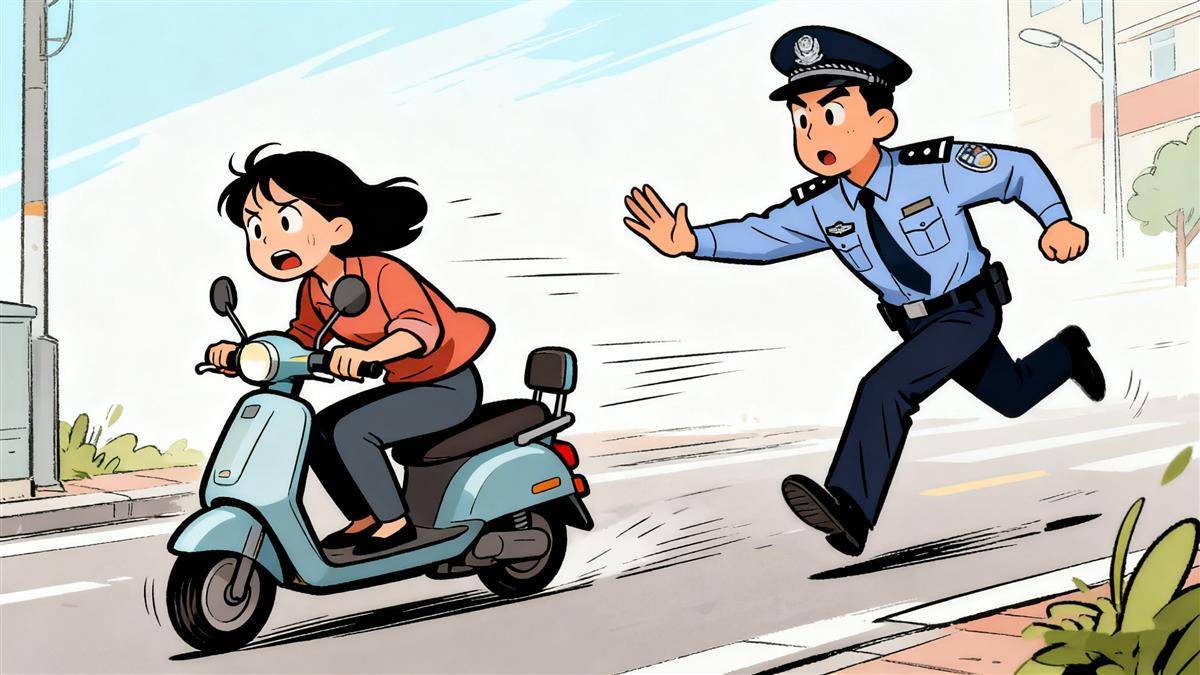 真正的和虚假的警察正在互相竞争！我正要汇款