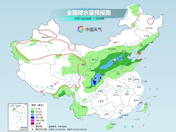 预计北部大部分地区秋季降雨仍将持续，