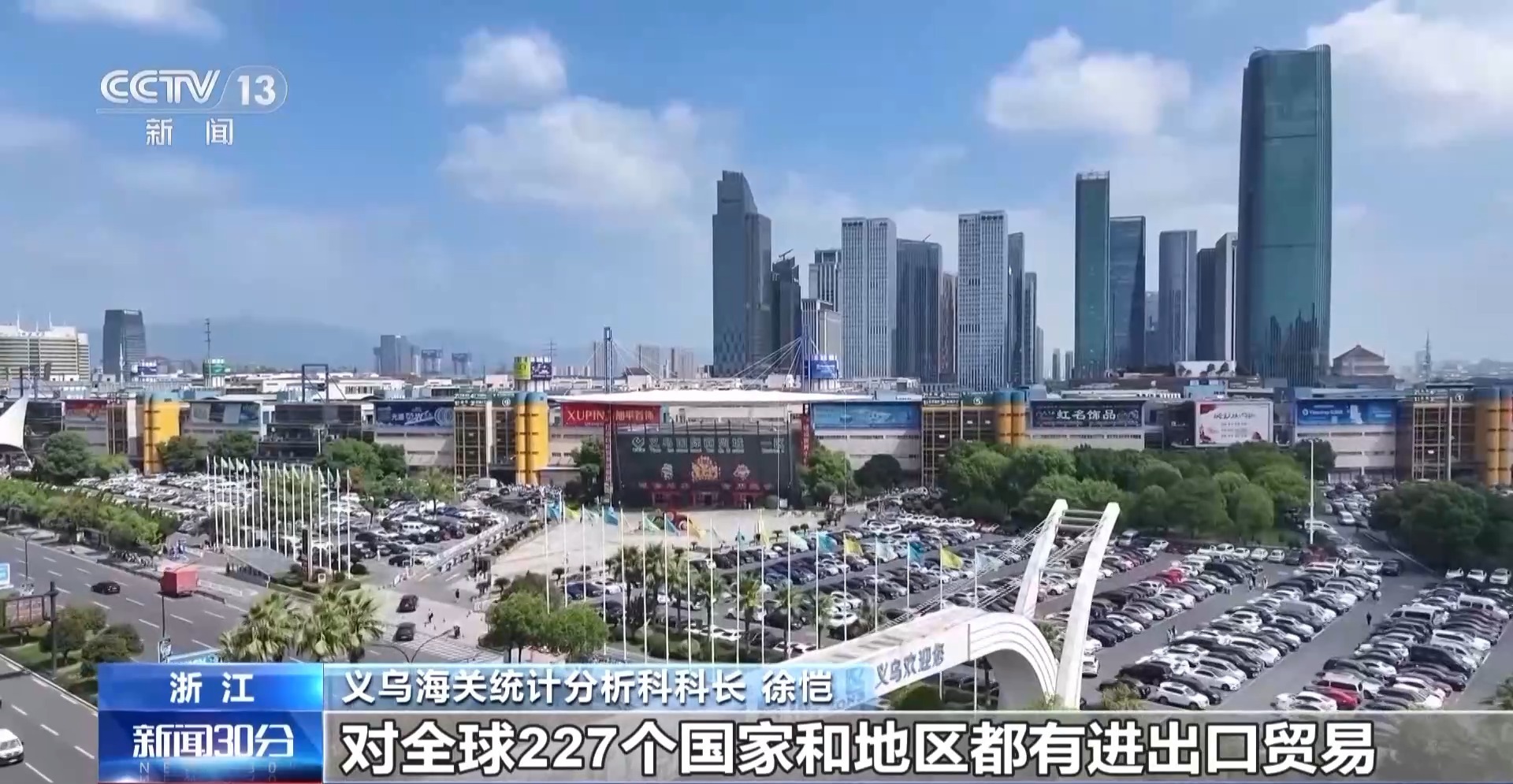 视频丨今年上半年义乌进出口额首次突破6