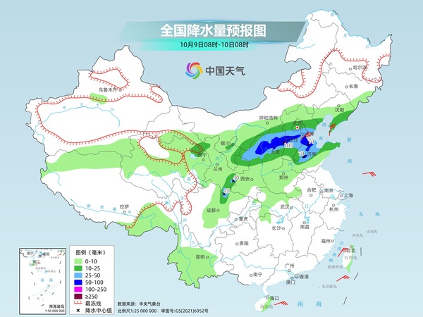北方秋雨不断，全国湿冷，而南方高温则持续温暖。