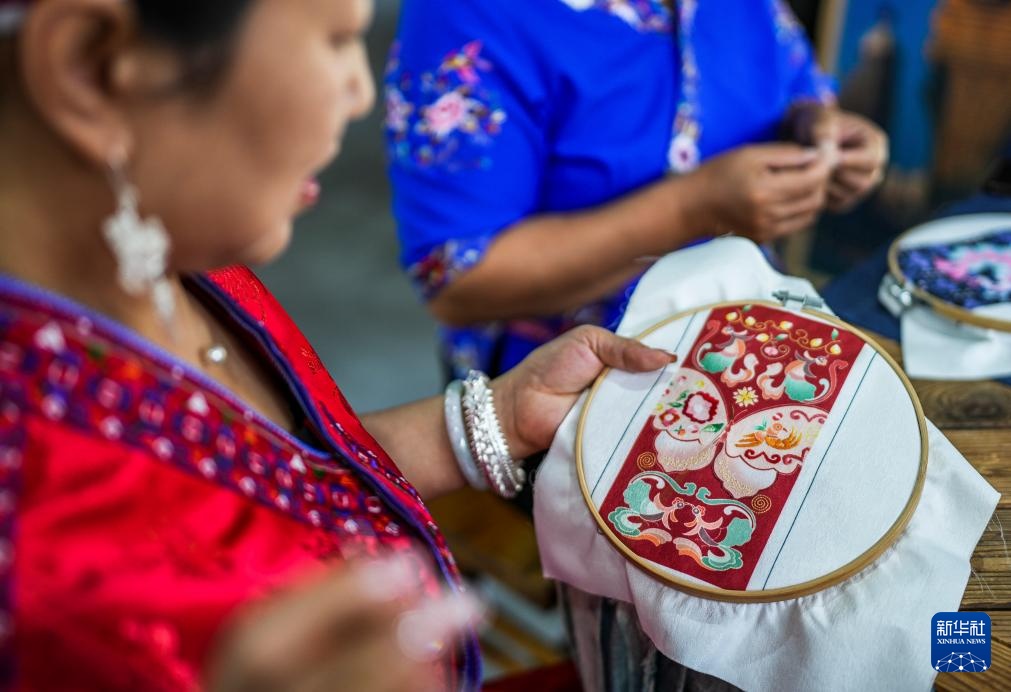 苗艾米尔特·龙露英：刺绣用巧手创造美丽世界