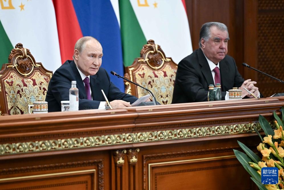 俄罗斯总统普京访问塔吉克斯坦