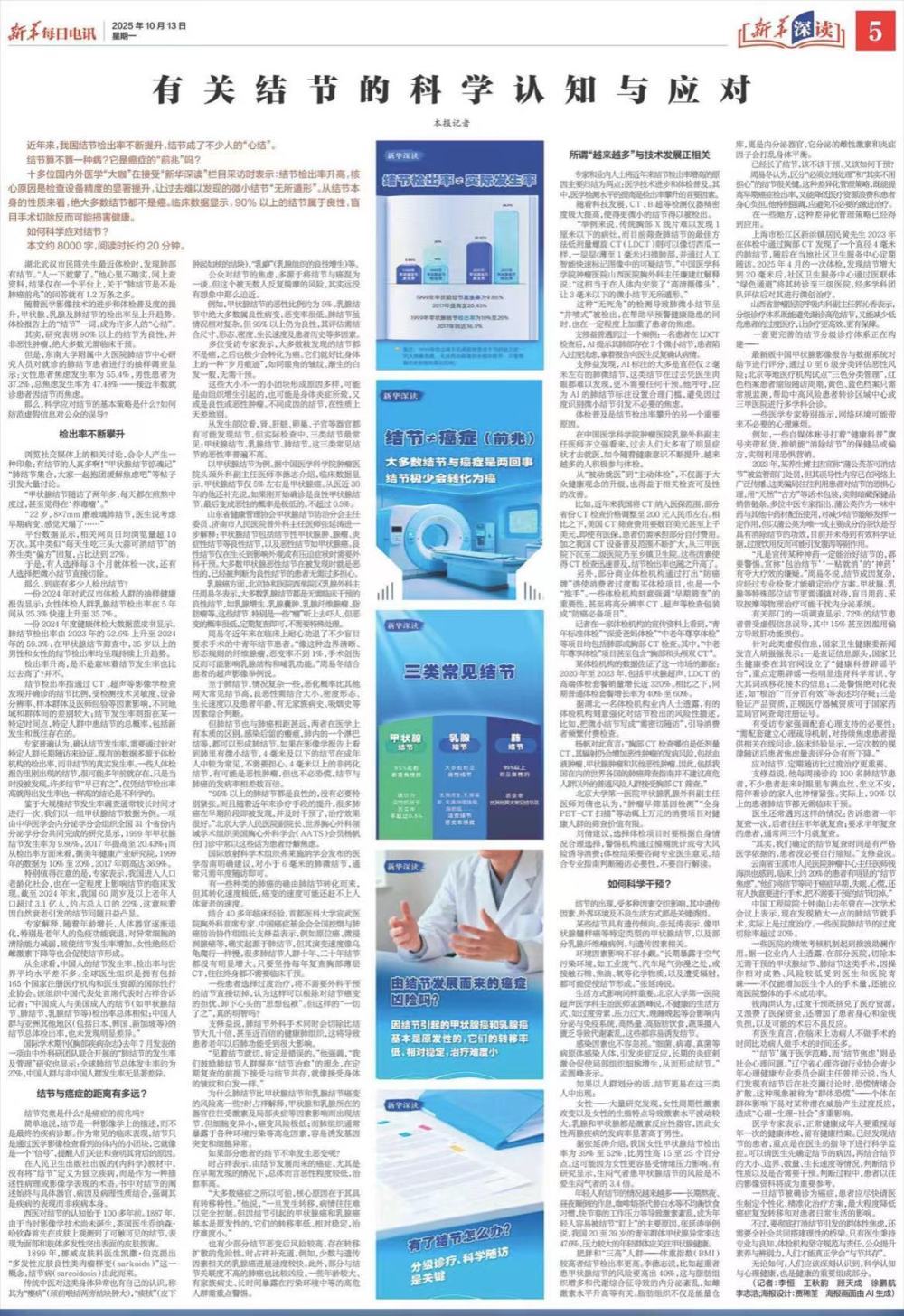 对结节的科学认识和应对|深读新华社