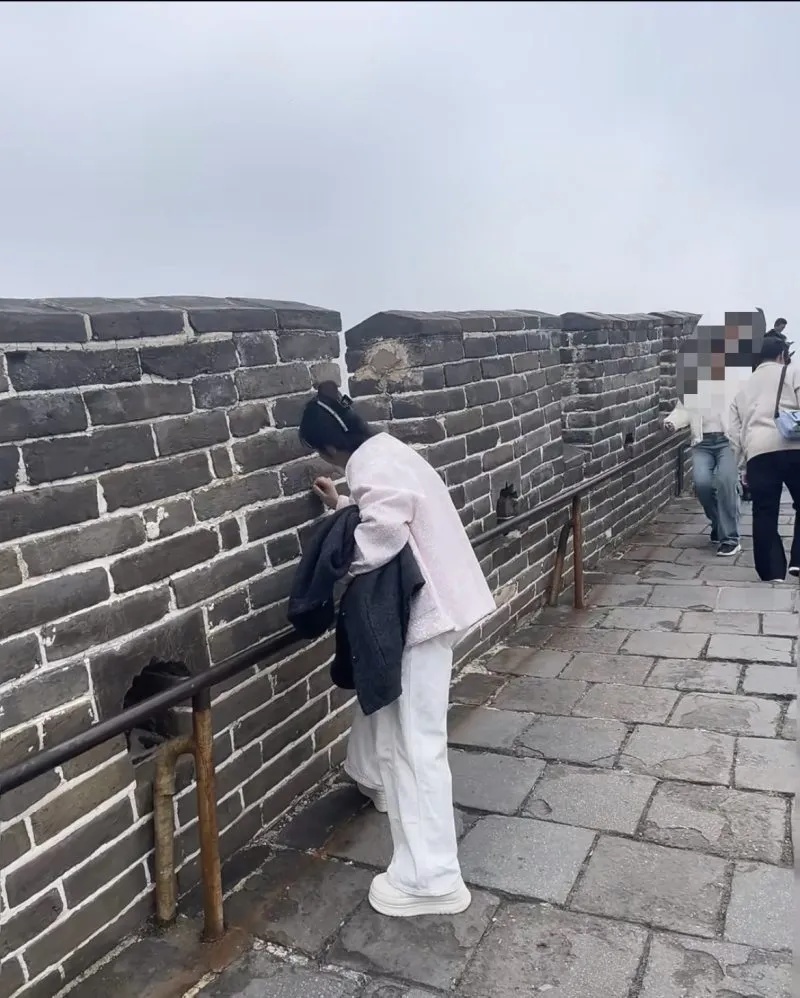 你就不能劝女人在长城上