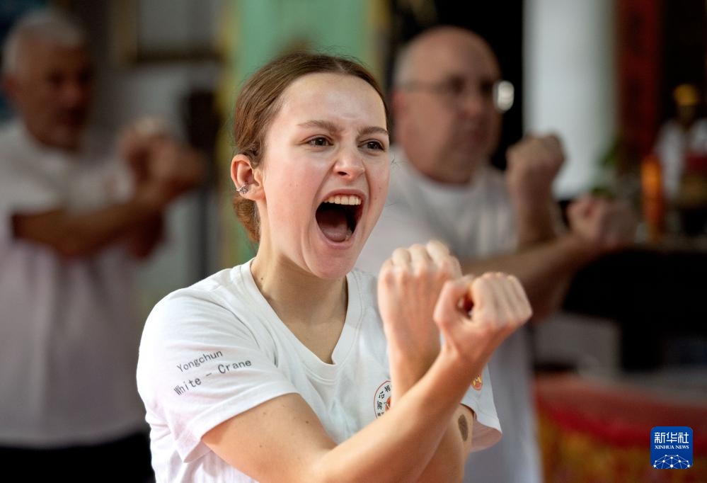 福建永春：“洋弟子”千里迢迢寻找永春白鹤拳