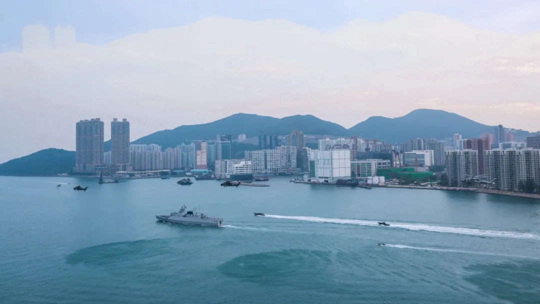 香港驻军部队组织联合巡逻