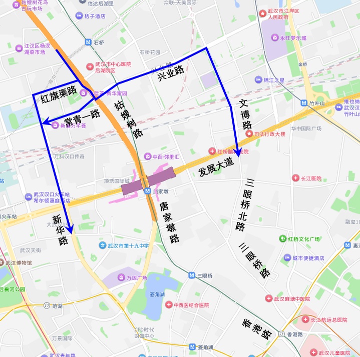 武汉这一片区即将开工，江汉区交警发出绕行警