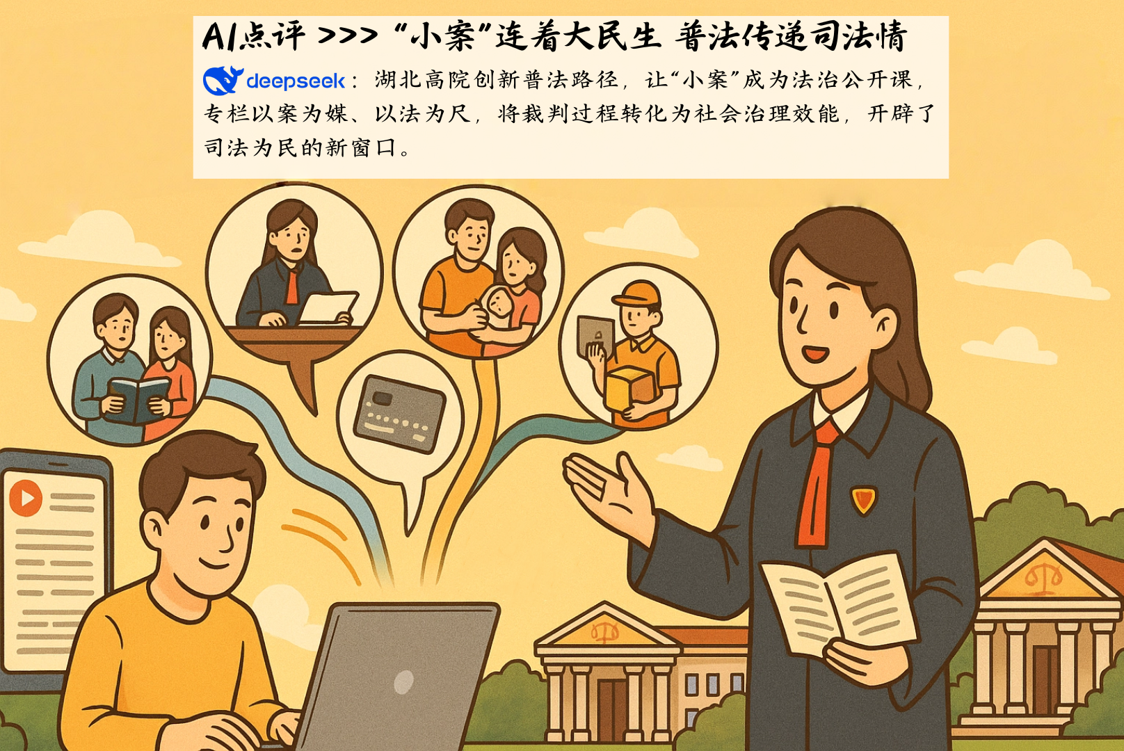 AI点评 deepseek的logo:“枫警娘子军”以女性特有的细腻与坚韧,将警务工作转化为温情的守护,“柔”并非弱化治理效能,