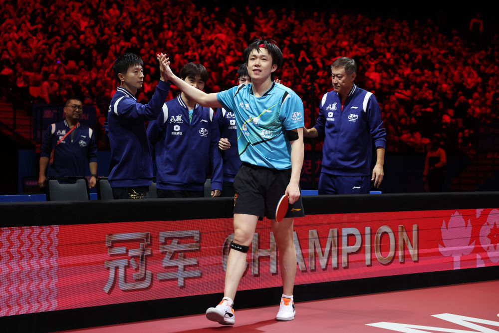 全国锦标赛|马龙“果然，完美”