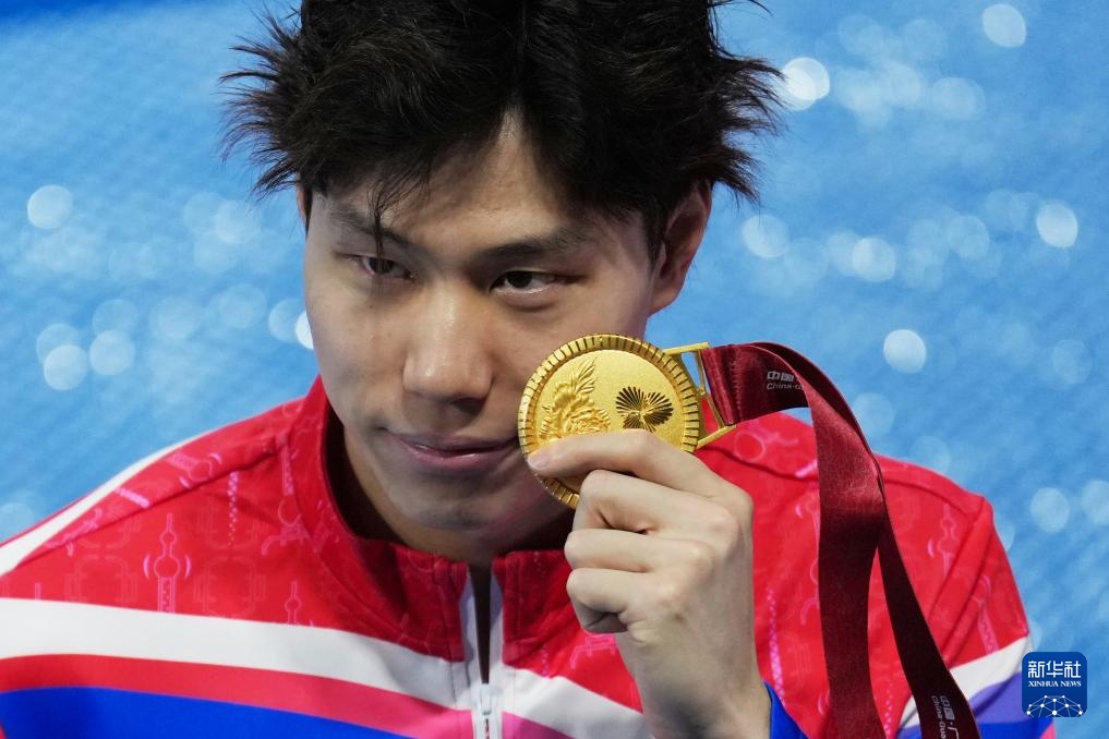 全运会丨游泳——200m蛙泳决赛：秦海洋夺冠