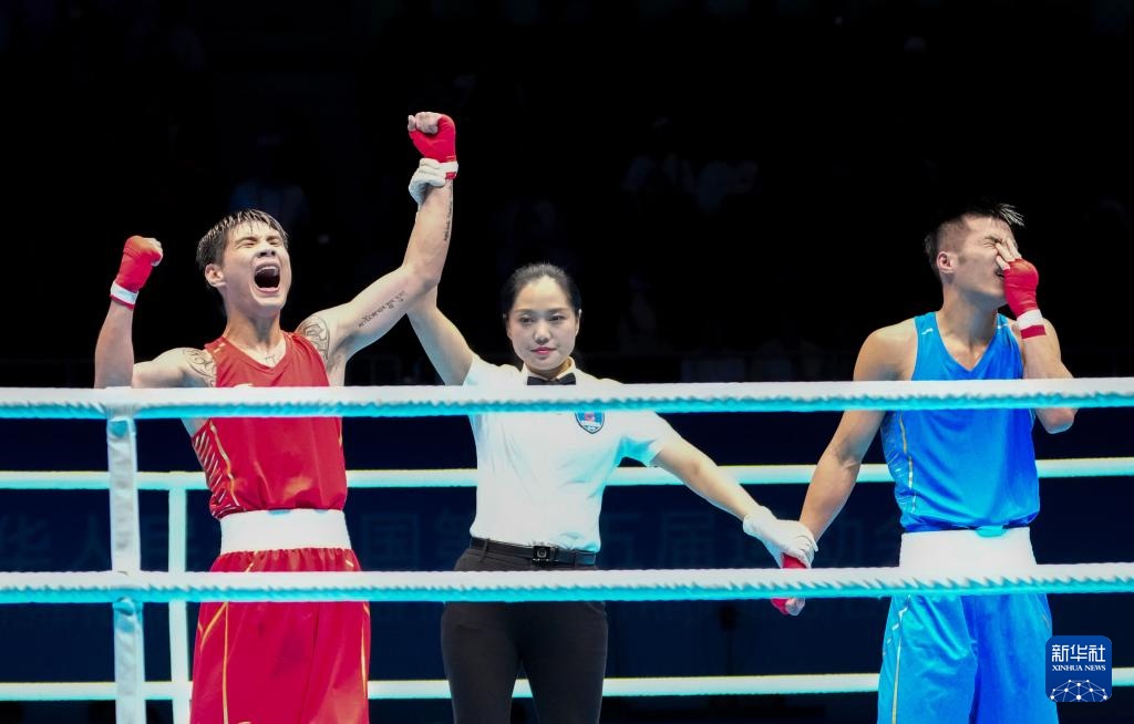 全国运动会|拳击-拳击男子63.5公斤级四分之一决