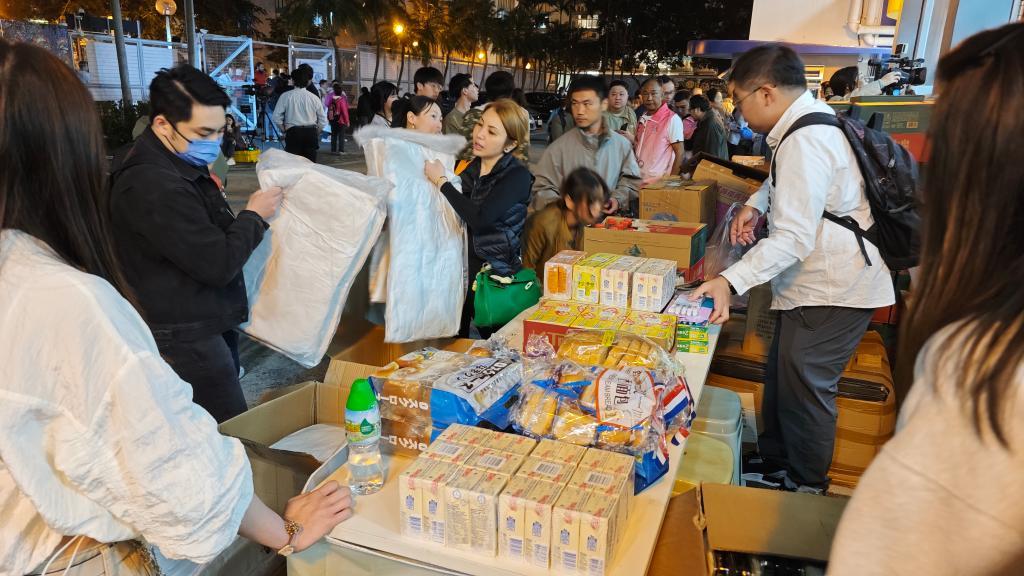 各界捐款支援香港大埔火灾