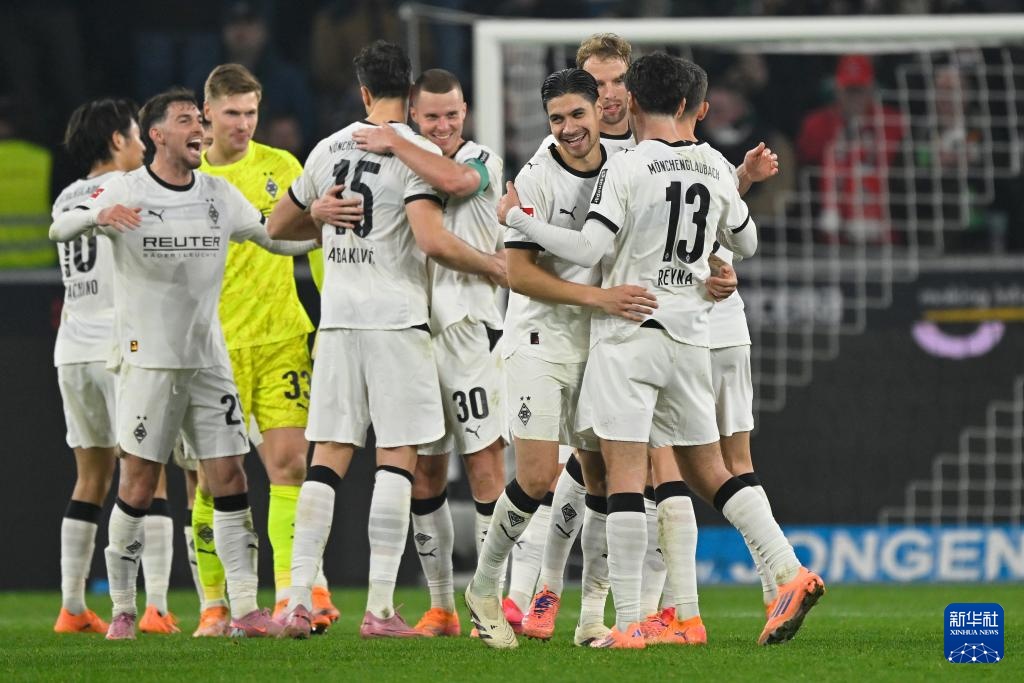 德甲联赛：门兴格拉德巴赫击败科隆