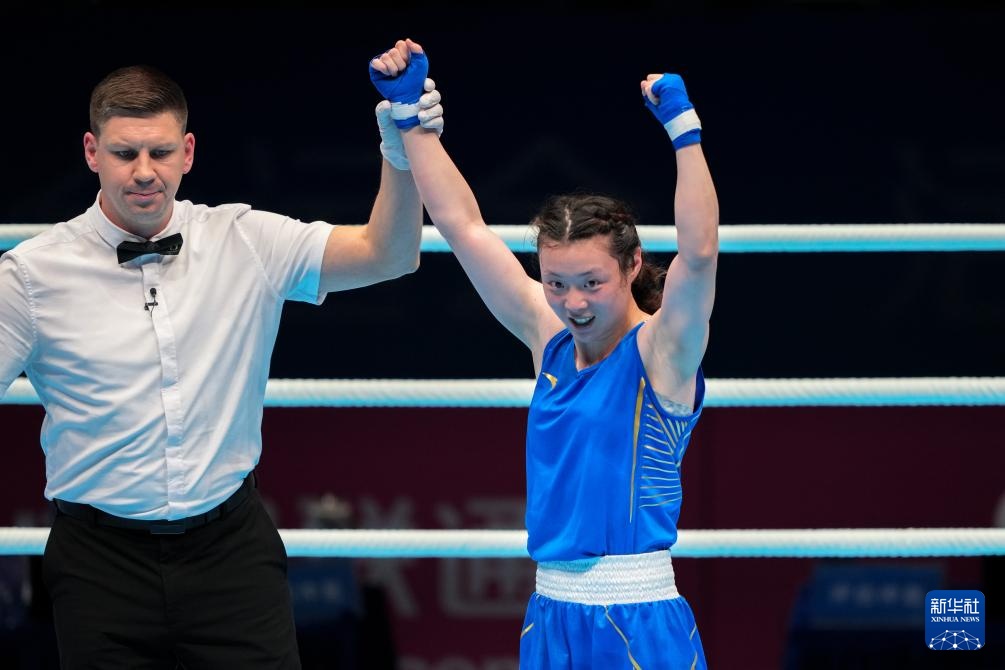 全运会｜拳击-女子60公斤级四分之一决赛：陈子