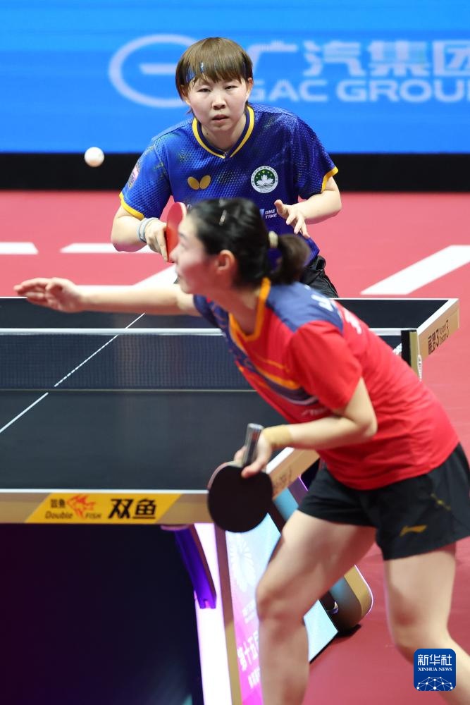 全国锦标赛|乒乓球/女单：朱雨玲晋级16强