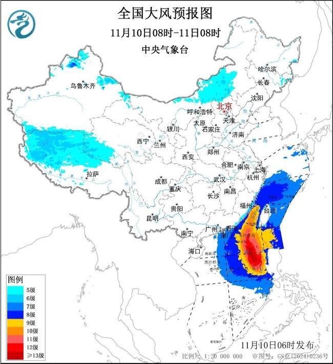 强风黄色预警！新疆、河北等10省区有大风，阵风