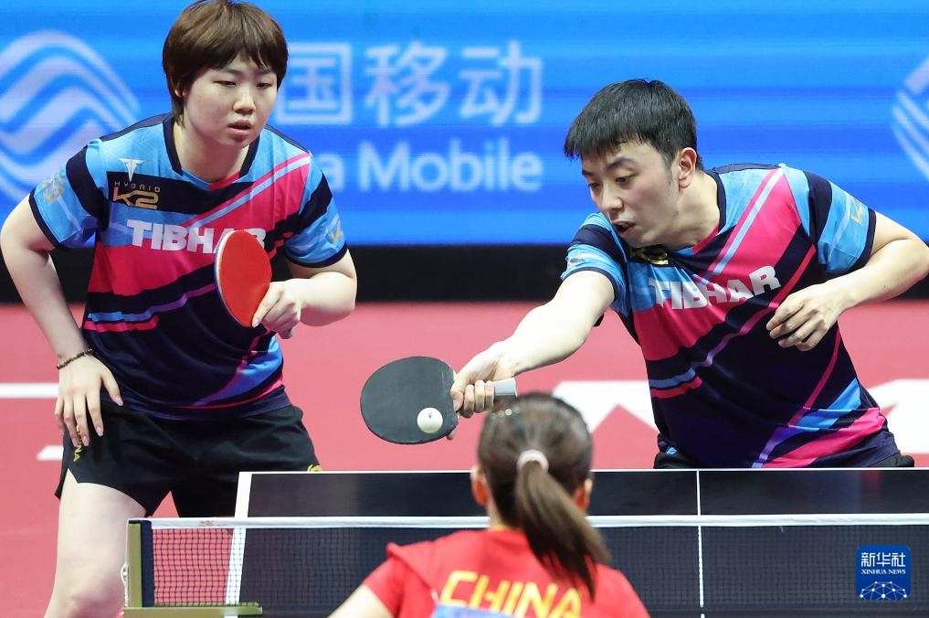 全运会丨乒乓球-混双半决赛：陈远阿努/奎曼晋级