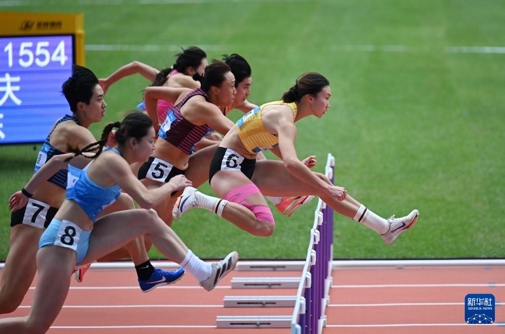 全国锦标赛丨田径-女子100米栏七项全能成绩