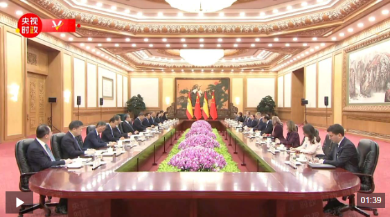 独家视频丨习近平:欢迎国王费利佩六世。您曾多次访问中国,是中国人