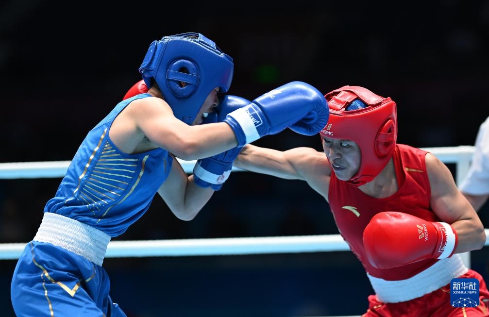 全运会丨拳击-女子50公斤级决赛：吴宇夺冠