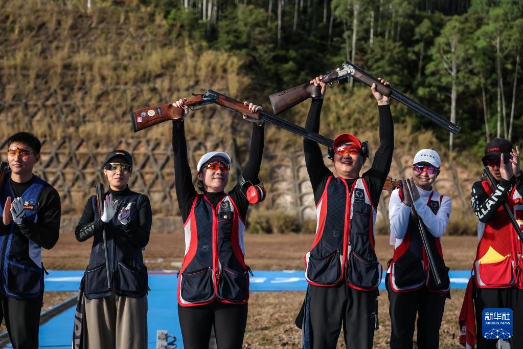 全国赛丨多向UFO射击混合团体金牌赛结果：湖南