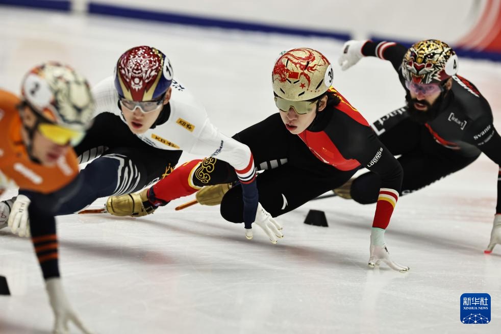 短道速滑-世界巡回赛第三轮：中国队混合团体接