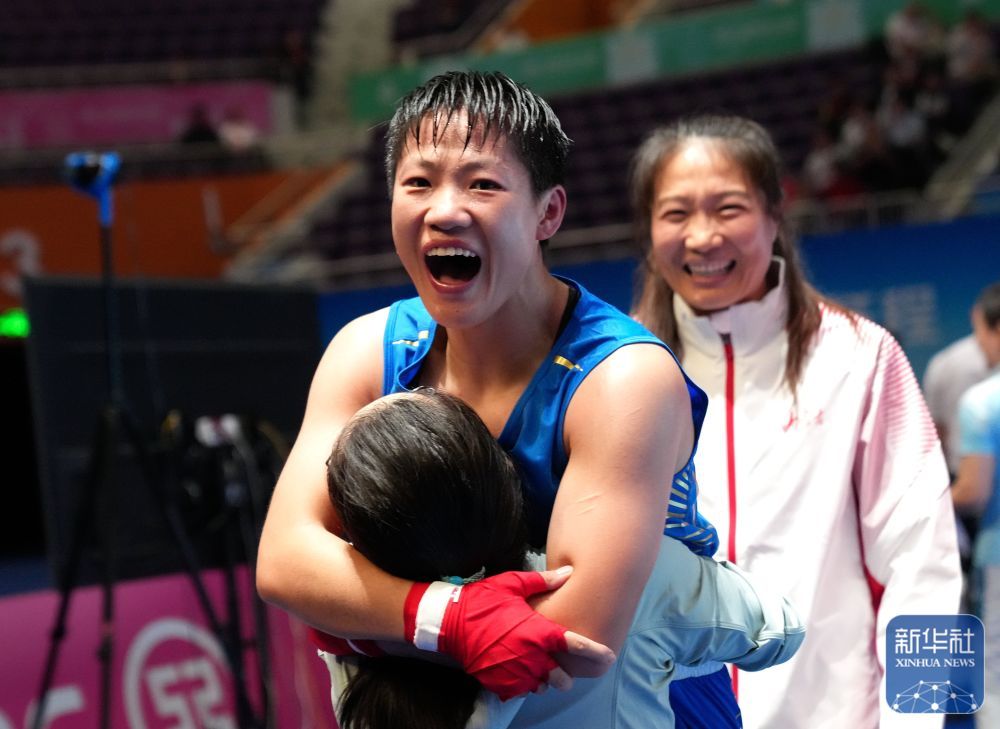 全国锦标赛|赵轩夺得女子拳击54公斤级冠军