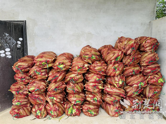 京山市蒲崎村驻地工作队将解决1万公斤不可再生