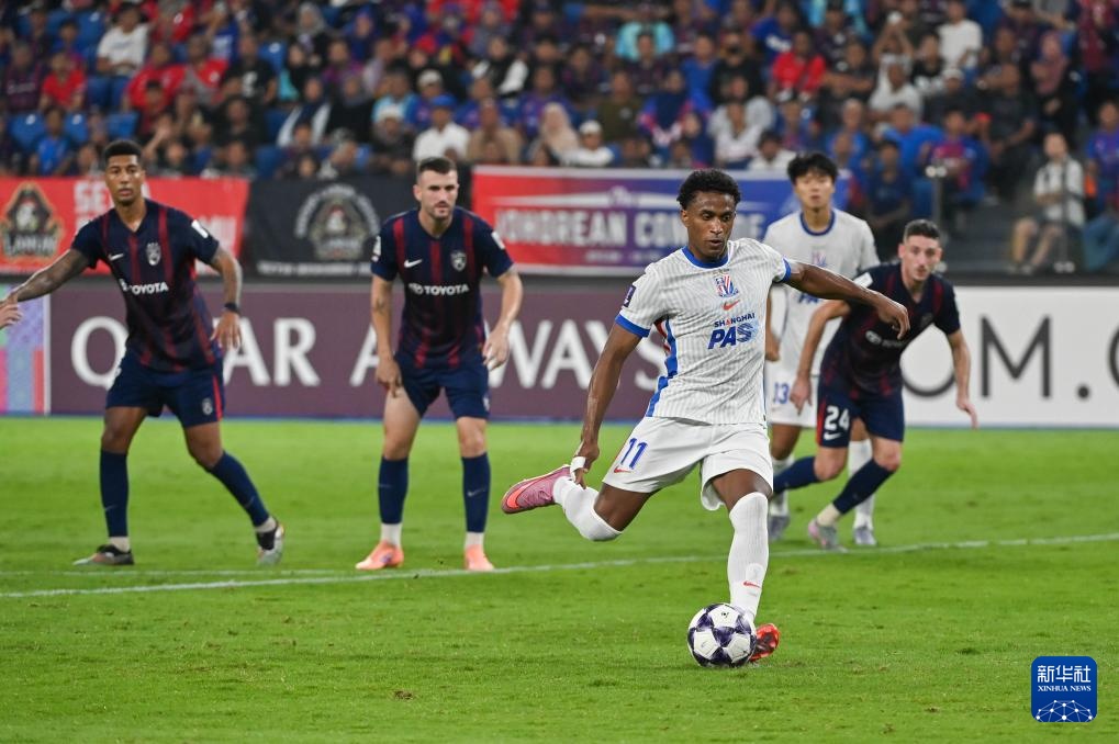 亚冠精英联赛:上海申花不敌新山