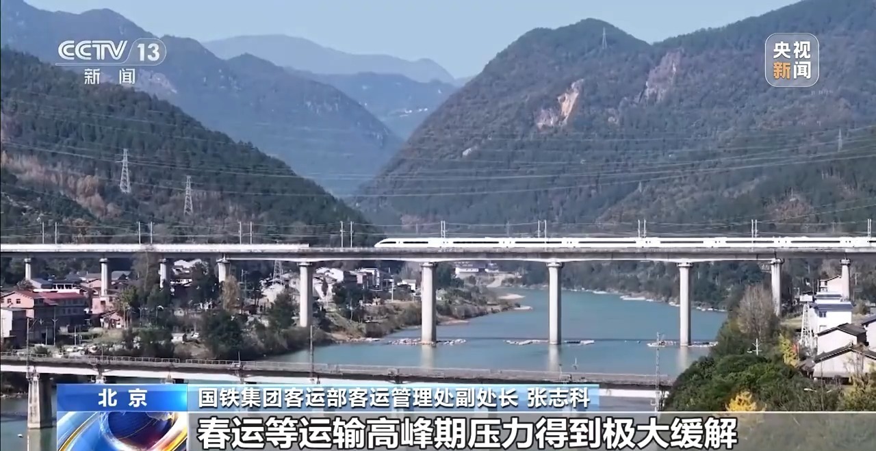 视频 |承担80%铁路客运量，