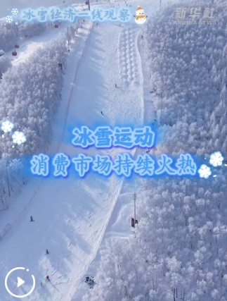 ��ѩ����һ�߹۲�ح��ѩ�˶������г���������