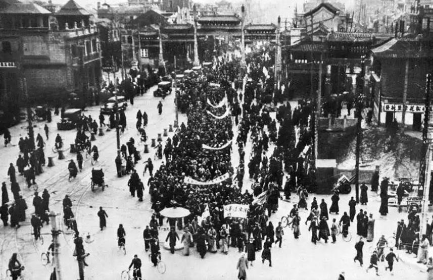 90年前，青年学子告诫日本侵略者：中国人不可受