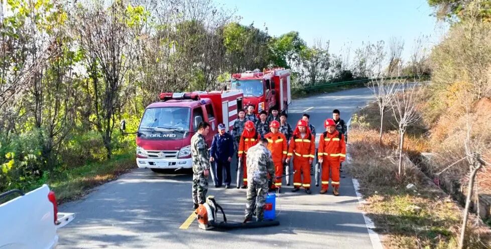 孝昌王店：织密防火网 守护生态安全
