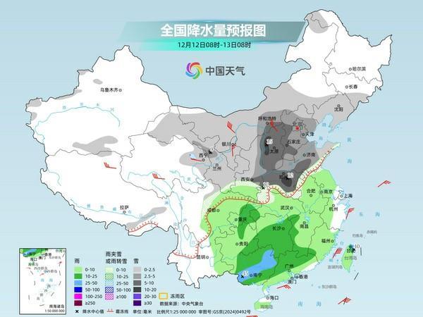 入冬以来最强雨雪进入最重季节，北方多地气温