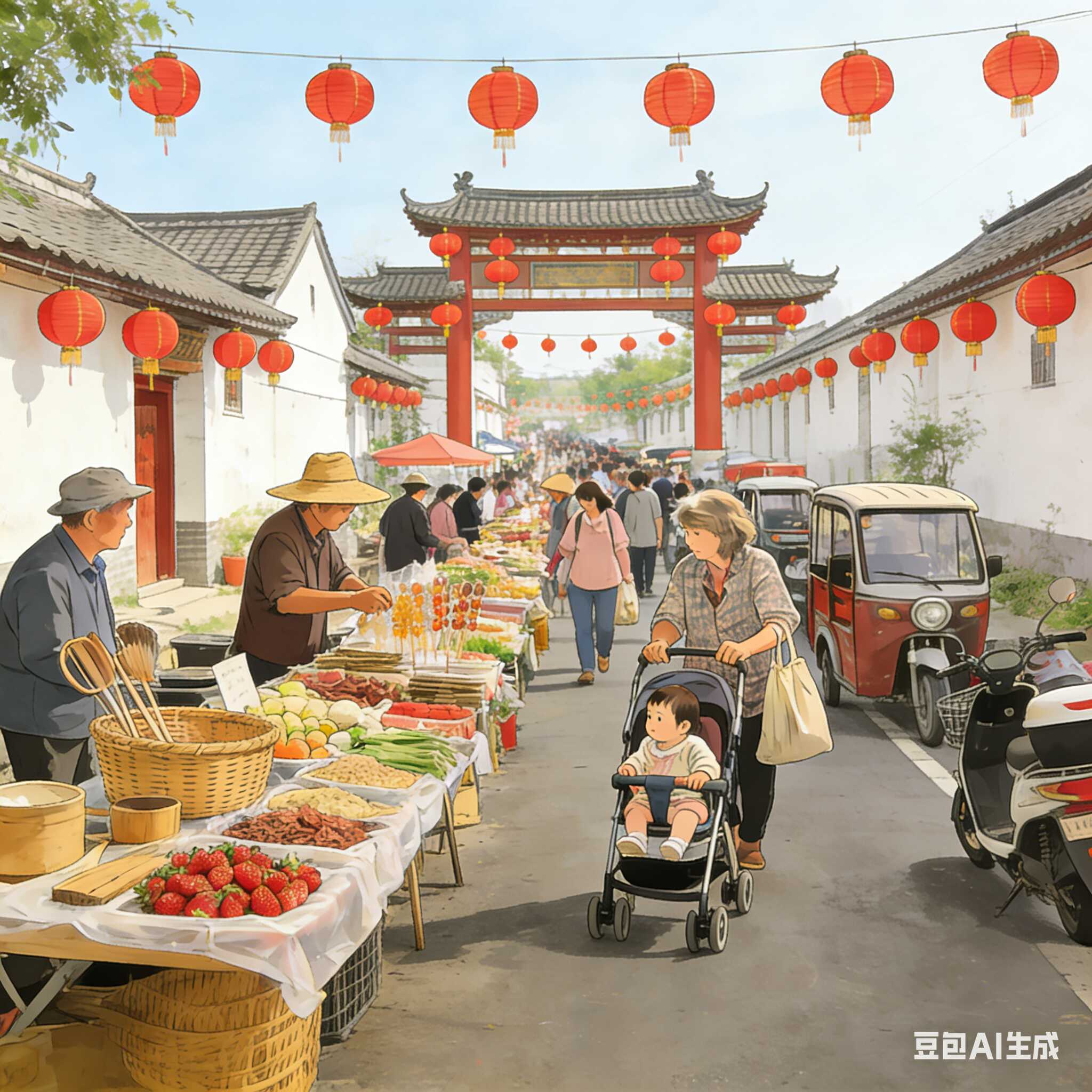  农贸大集里升腾乡村全面振兴的“烟火气”