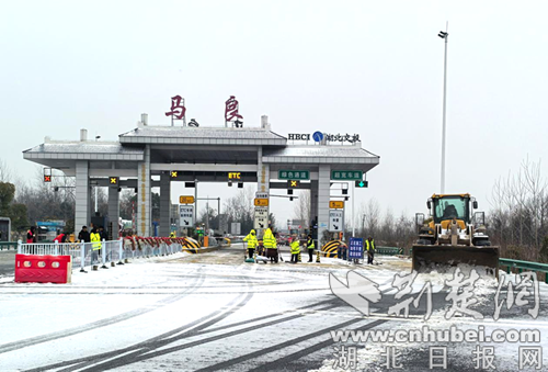 沙洋县马良镇党群同心除冰雪 筑牢防线暖民心