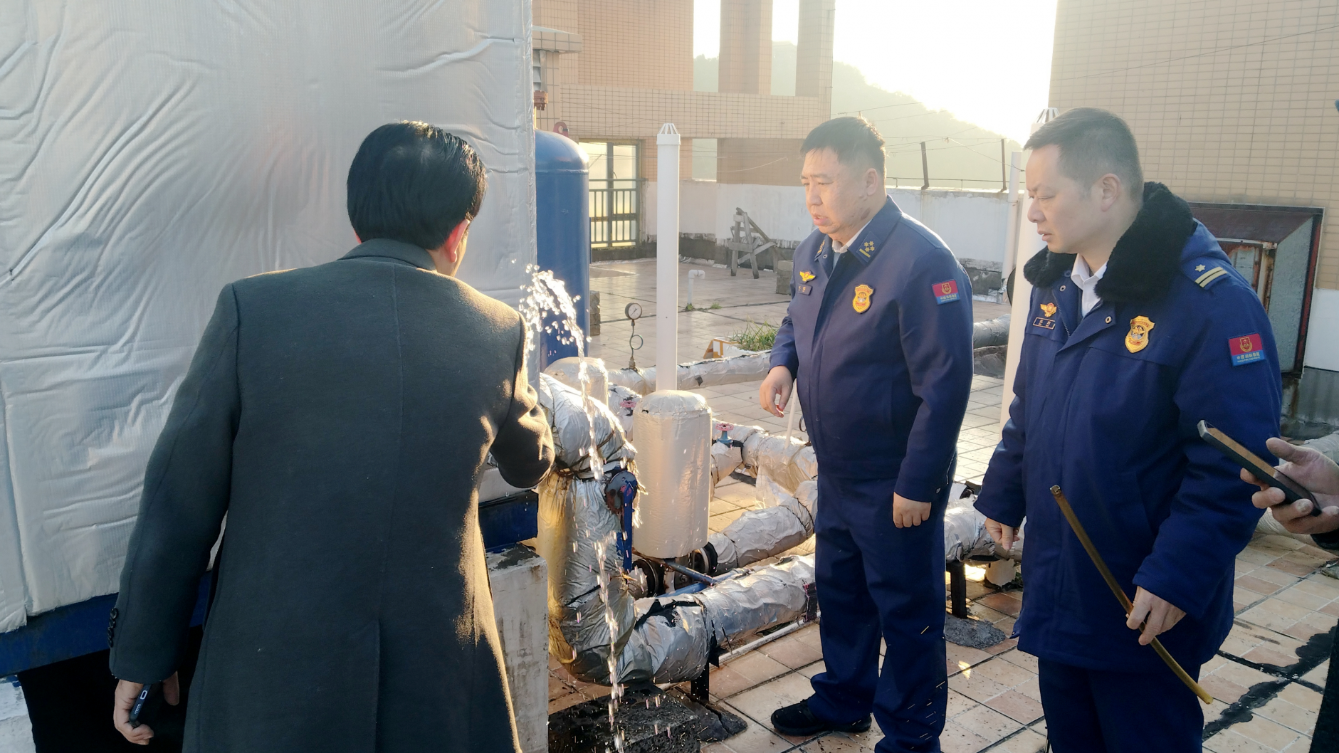  石首消防开展高层住宅小区风险隐患排查整治工作