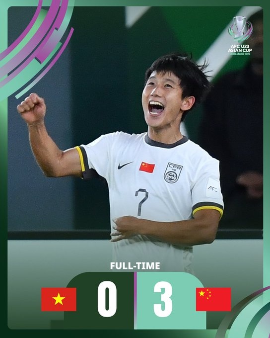  历史首次！中国队闯入U23男足亚洲杯决赛