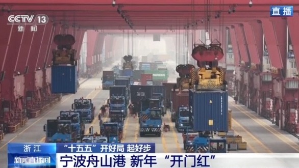  视频丨宁波舟山港年吞吐量破14亿吨 这里藏着哪些效率密码？
