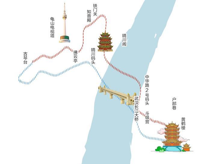 黄鹤楼上寻李白 古琴台里觅知音 武汉发布“江汉揽胜”主题游线