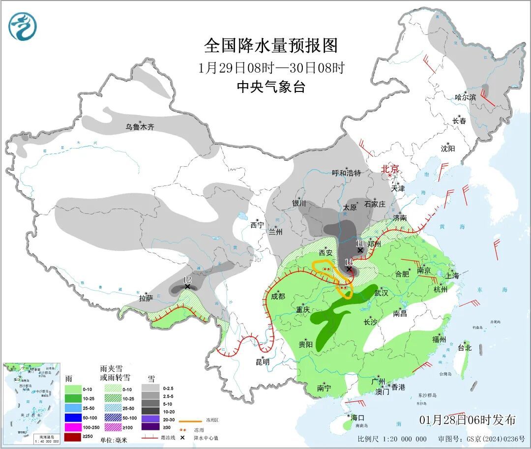 大雪暴雪！冻雨！大范围雨雪降温天气将“上线”！